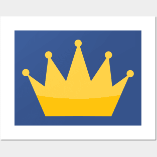 Golden Crown, Tiara Shape Posters and Art